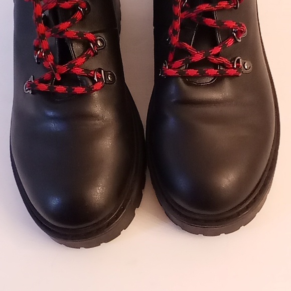 SKECHERS Combat Boots womenSize 9.5 Black Color SB - Picture 6 of 9